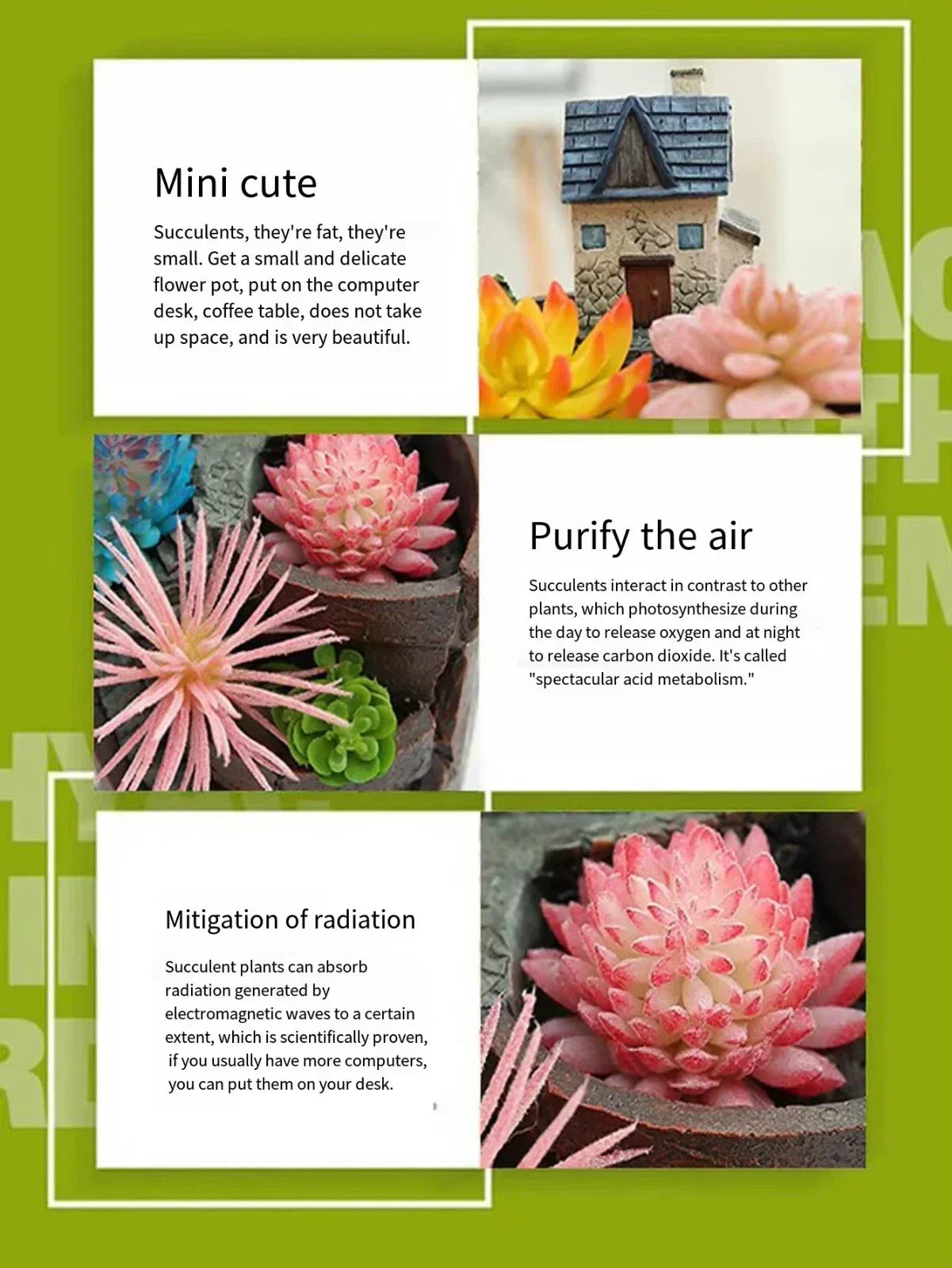 City of Sky Resin Planter Pot | Mini Creative Resin Flower Pot | indoor outdoor