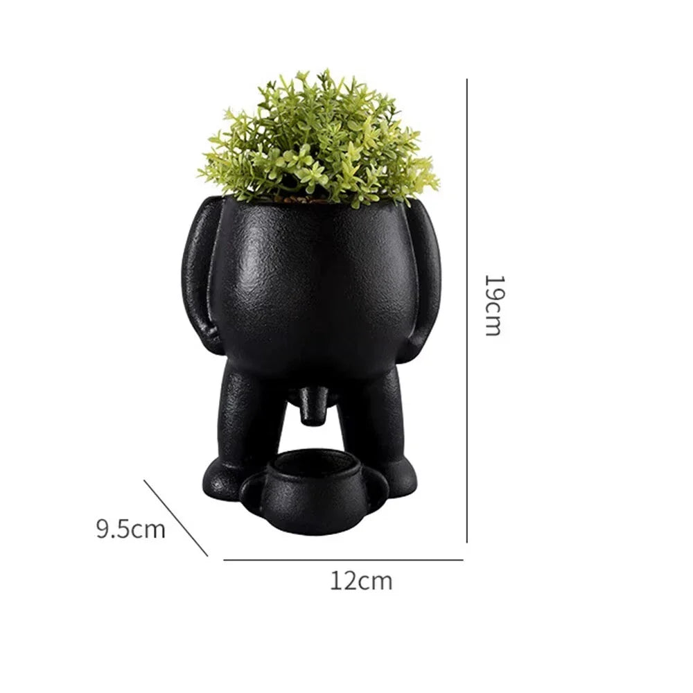 Funny Peeing Planter Pot | Piss Flower Pot Plants Home Gift Creative Gift Idea