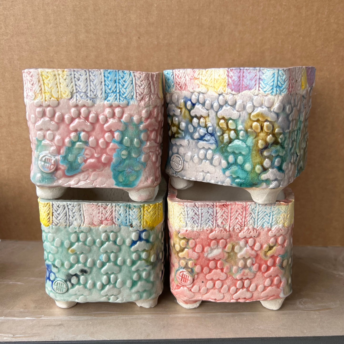 [YIXI] 6.5cm Square 'paws'