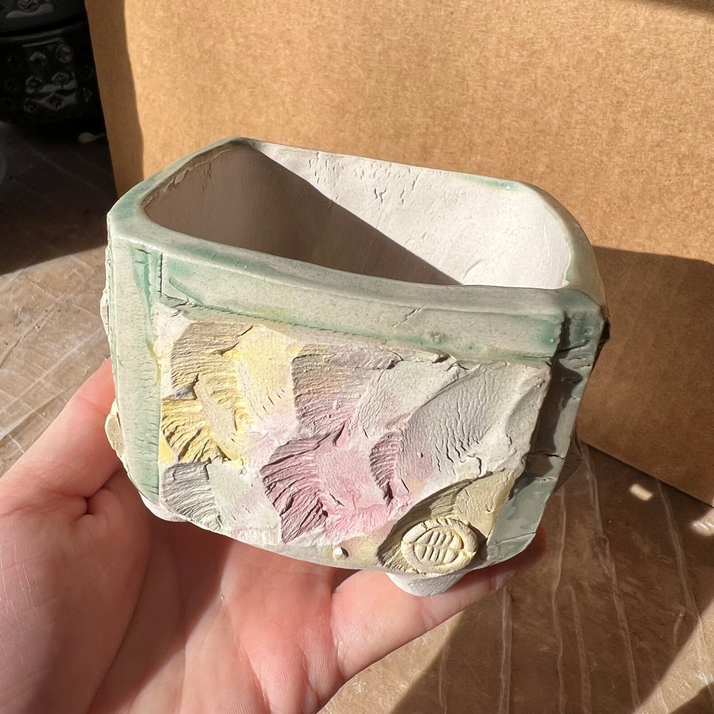 [YIXI] 7cm Square 'Marble'