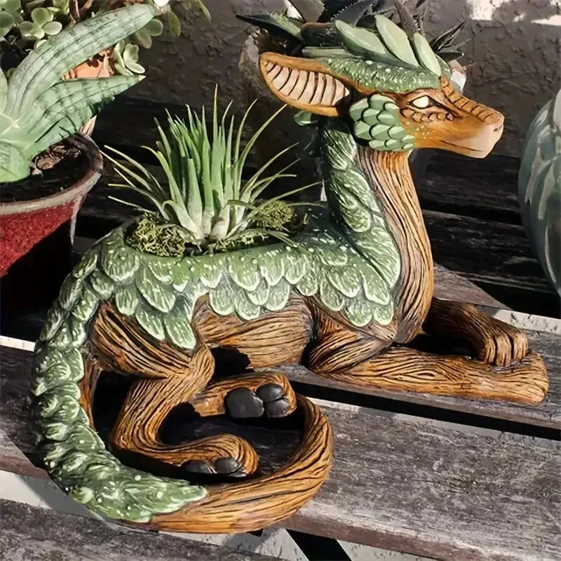 Creative Dragon Tree Planter Pot – Magical Gift for Nature Lovers