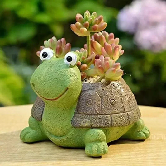 Cute Turtle Succulent Planter Creative Animal Planter pot - Home & Garden Decor
