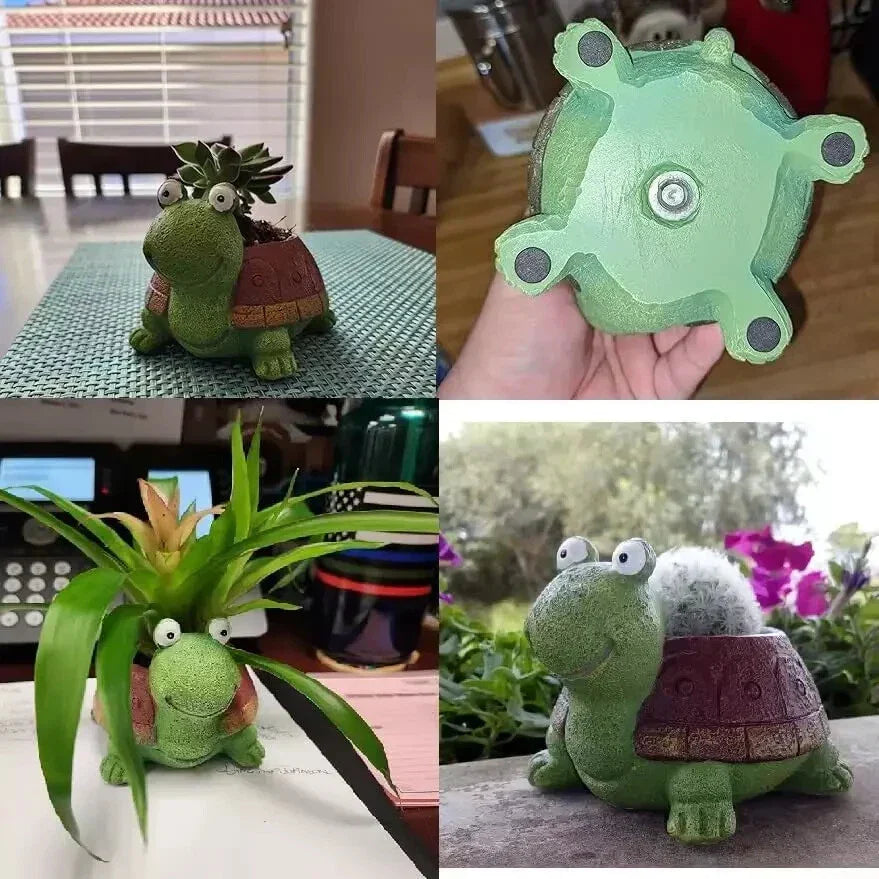Cute Turtle Succulent Planter Creative Animal Planter pot - Home & Garden Decor
