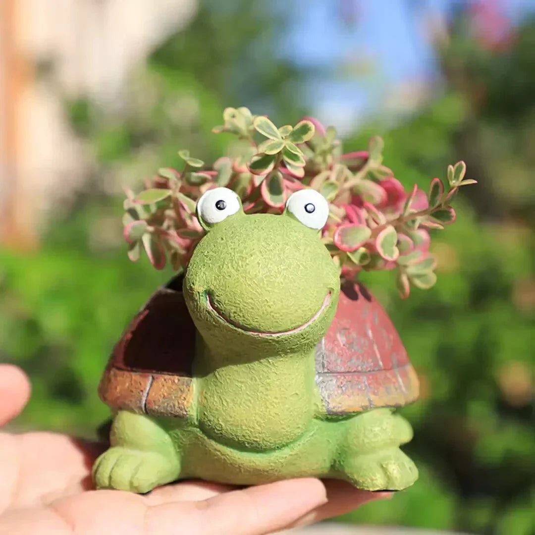 Cute Turtle Succulent Planter Creative Animal Planter pot - Home & Garden Decor